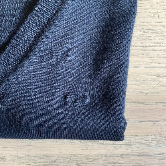 BURBERRY V-neck Knit Sweater - Picture 10 of 10